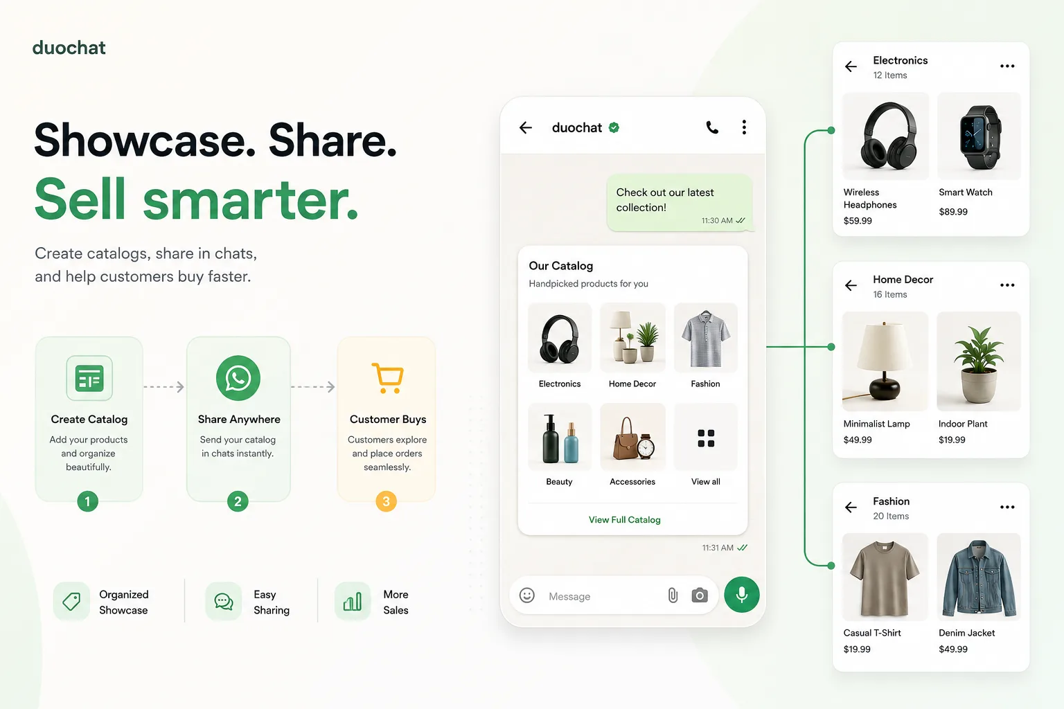 List More. Sell More. - duochat.io WhatsApp automation