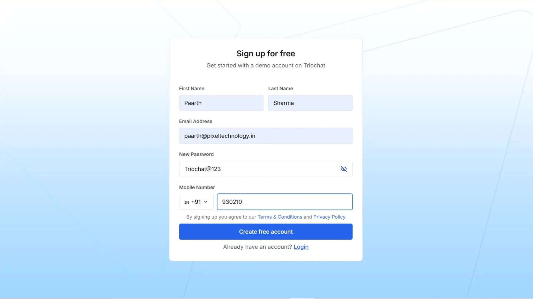 how to sign up forduochat.in set up workspace