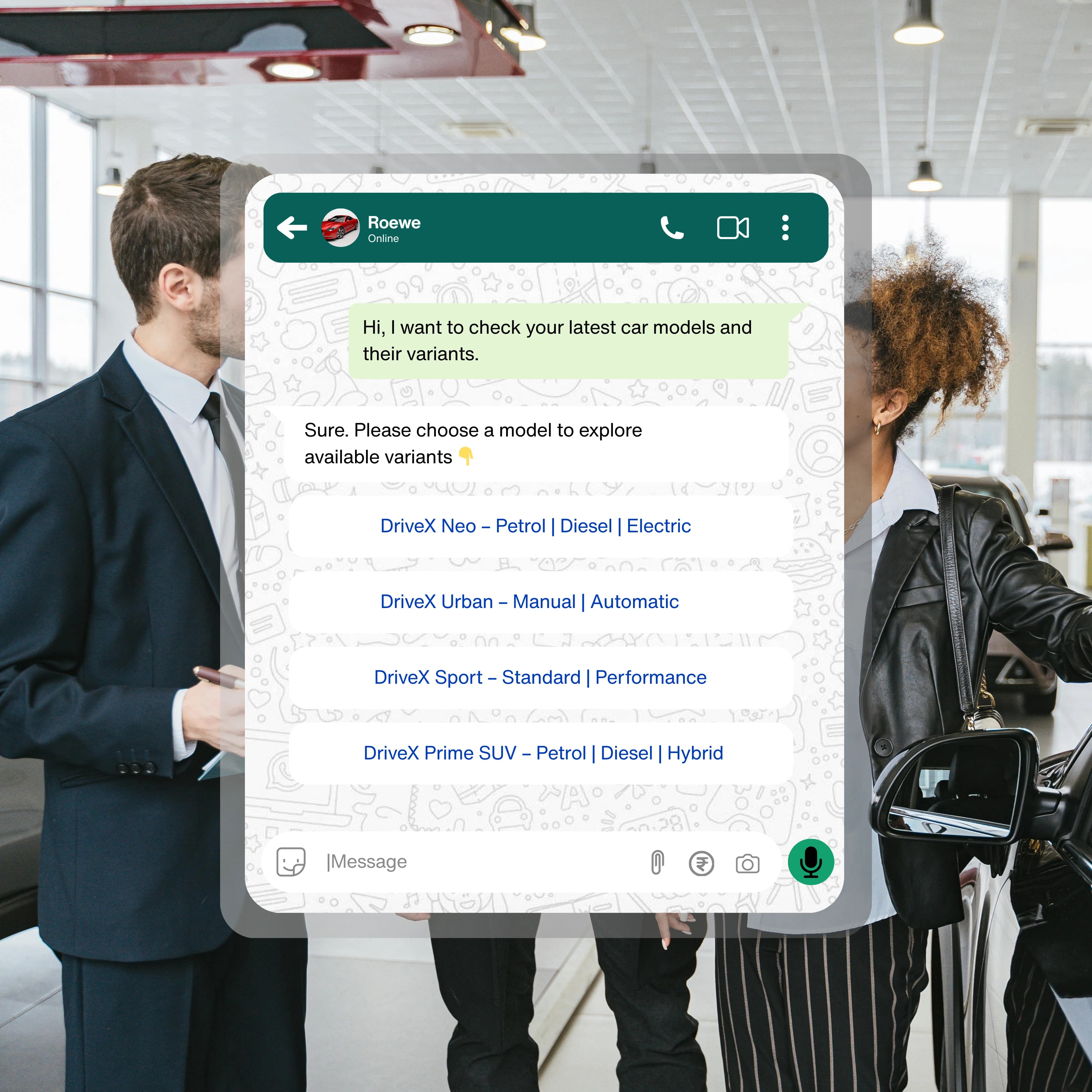 Solutions tailored for your industry - duochat.in WhatsApp automation